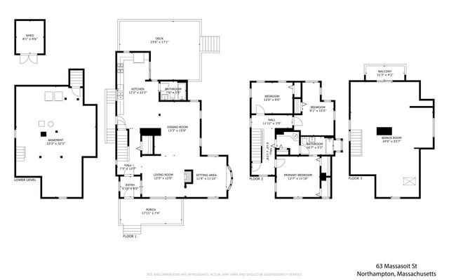 63 Massasoit St, Northampton, MA 01060