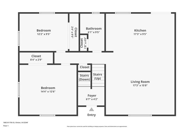 1002 W 17th Street, Vinton, IA 52349