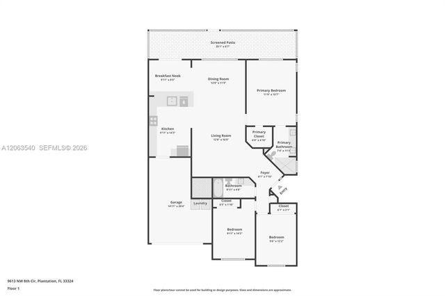 9613 NW 8th Circle, Plantation, FL 33324