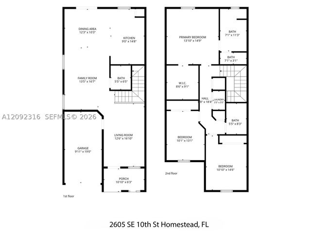 2605 SE 10th St 2605, Homestead, FL 33035