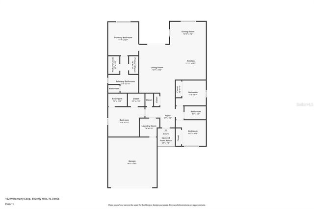 162 W ROMANY LOOP, Beverly Hills, FL 34465
