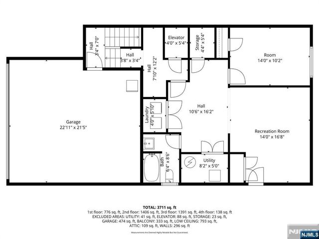 88B Myrtle Avenue, Edgewater, NJ 07020