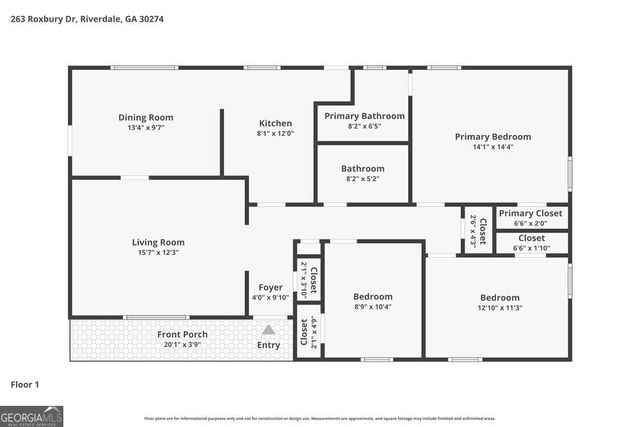 263 Roxbury Drive, Riverdale, GA 30274