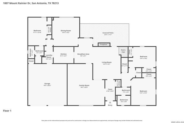 1007 Mount Rainier, San Antonio, TX 78213