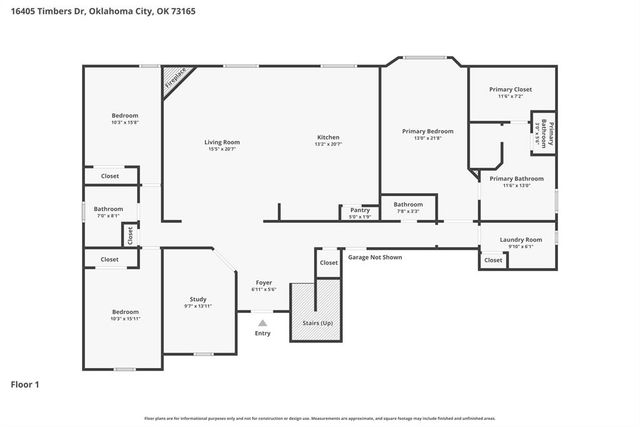 16405 Timbers Drive, Oklahoma City, OK 73165