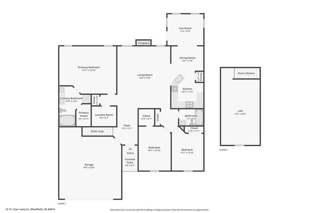 45 W Clear Lake Lane, Westfield, IN 46074