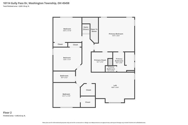 10114 Gully Pass Drive, Washington Twp, OH 45458