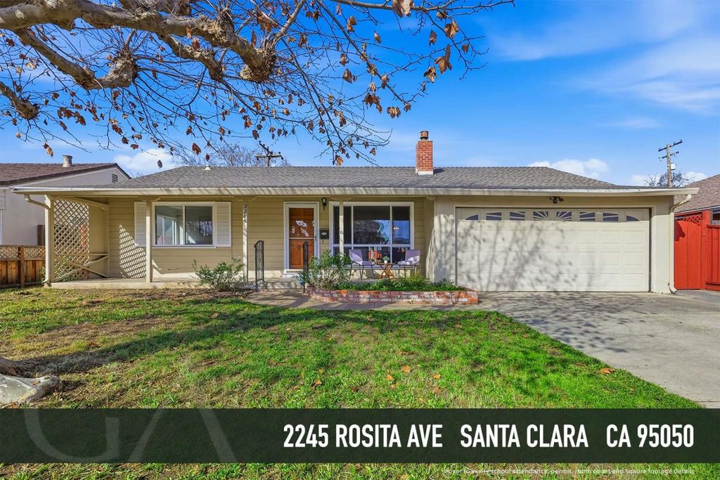 2245 Rosita Avenue, Santa Clara, CA 95050