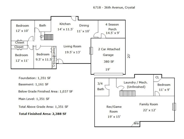 6718 36th Avenue N, Crystal, MN 55427