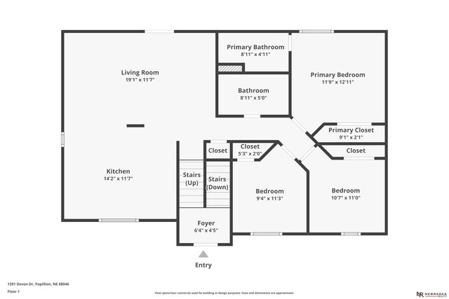 1201 Devon Drive, Papillion, NE 68046