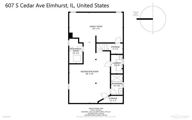 607 S Cedar Avenue, Elmhurst, IL 60126