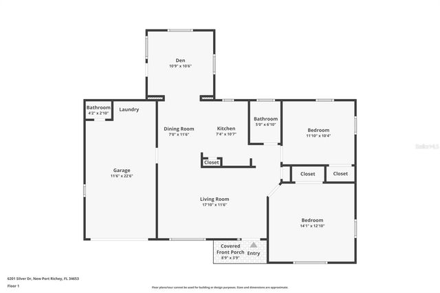 6201 SILVER DRIVE, New Port Richey, FL 34653