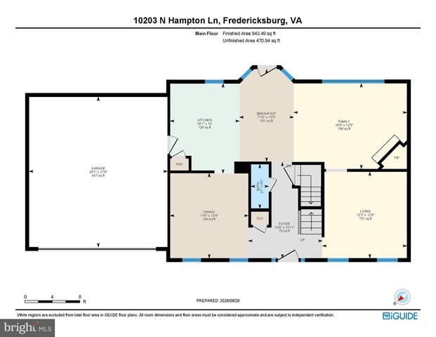10203 N HAMPTON LN, Fredericksburg, VA 22408