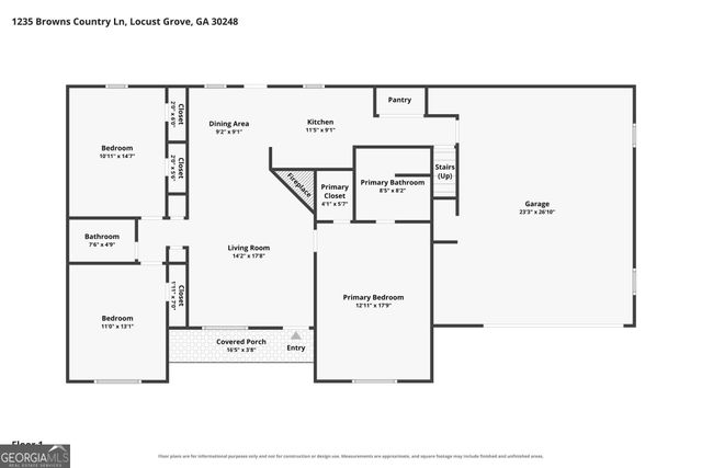 1235 Browns Country Lane, Locust Grove, GA 30248