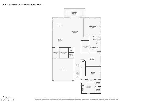 2547 Ballatore Street, Henderson, NV 89044