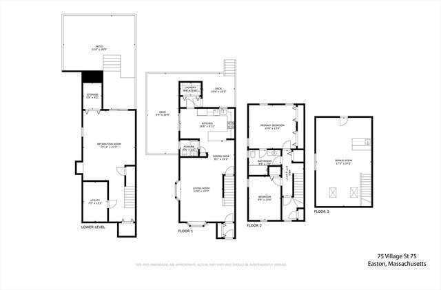 75 Village St 75, Easton, MA 02375