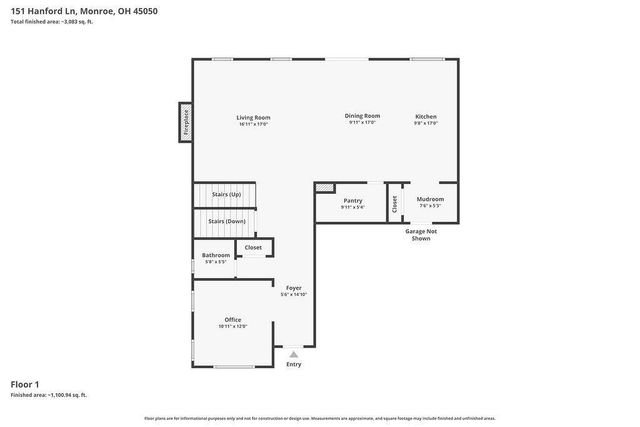 151 Hanford Lane, Monroe, OH 45050