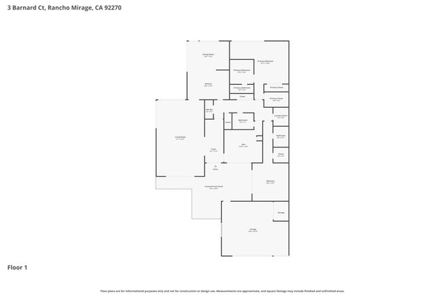 3 Barnard Court, Rancho Mirage, CA 92270