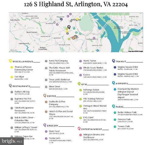 126 S HIGHLAND ST, Arlington, VA 22204