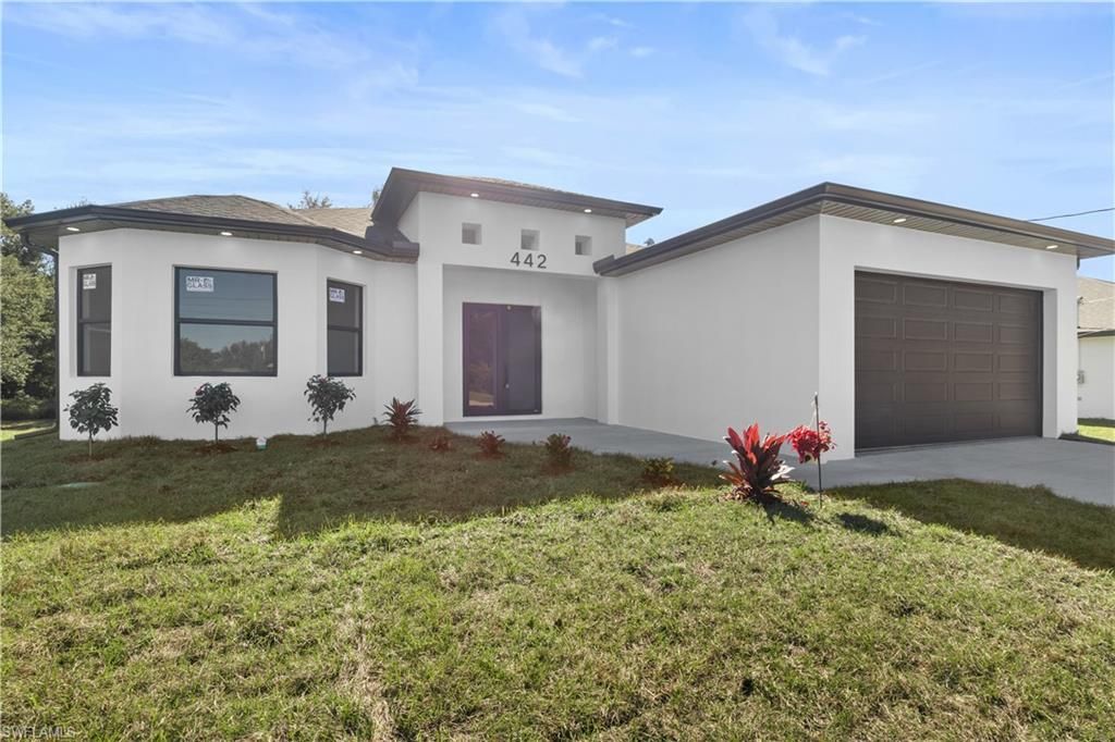 442 Poplar ST, LEHIGH ACRES, FL 33974 — exterior