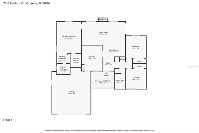 7313 RADIANT CIRCLE, Orlando, FL 32810