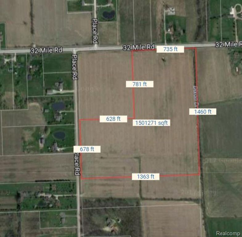32 32 Mile Vacant Road, Lenox, MI 48050