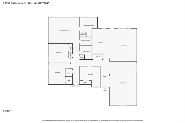 29353 Oklahoma Street, Harrah, OK 73045