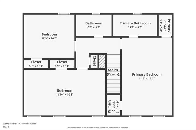 3391 Quail Hollow Trail, Snellville, GA 30039