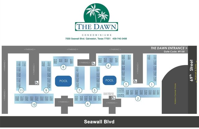7000 Seawall Boulevard 833, Galveston, TX 77551