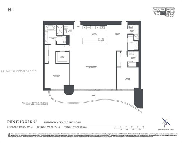 1000 Brickell Plz PH5403, Miami, FL 33131