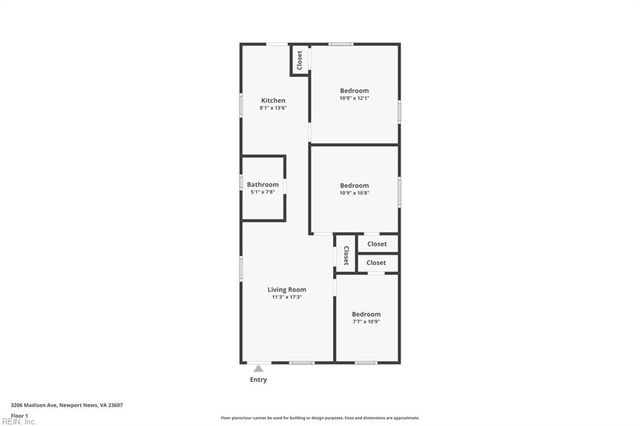 3206 Madison AVE, Newport News, VA 23607