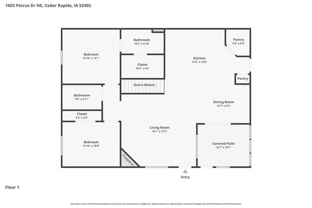 1603 Petrus NE, Cedar Rapids, IA 52402