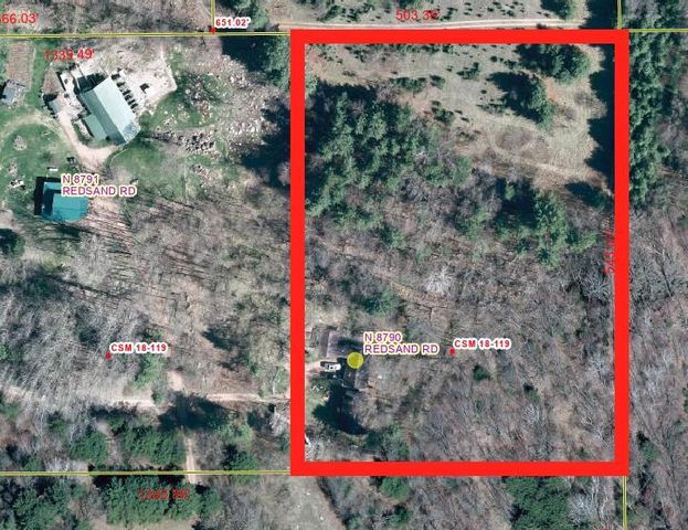 N8790 REDSAND ROAD, Iola, WI 54945