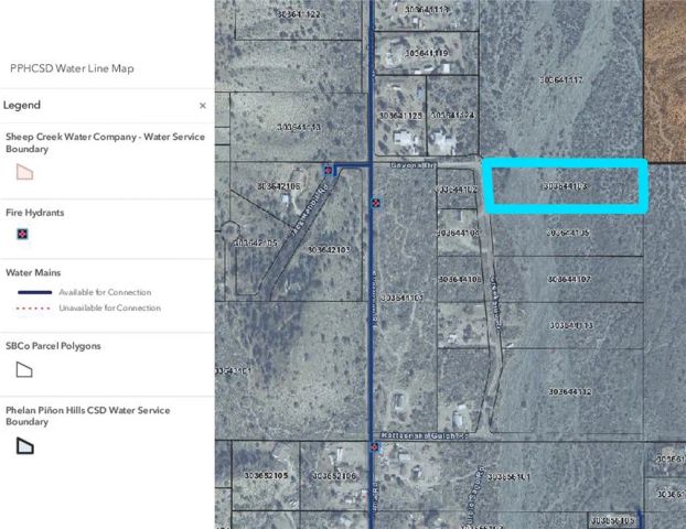 0 Creekside Rd, Pinon Hills, CA 92372