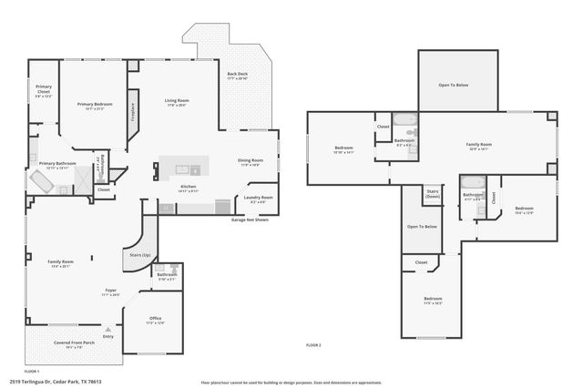 2519 Terlingua DR, Cedar Park, TX 78613