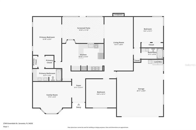 2749 GREENDALE DRIVE, Sarasota, FL 34232