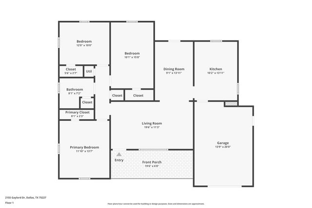 2155 Gaylord Drive, Dallas, TX 75227