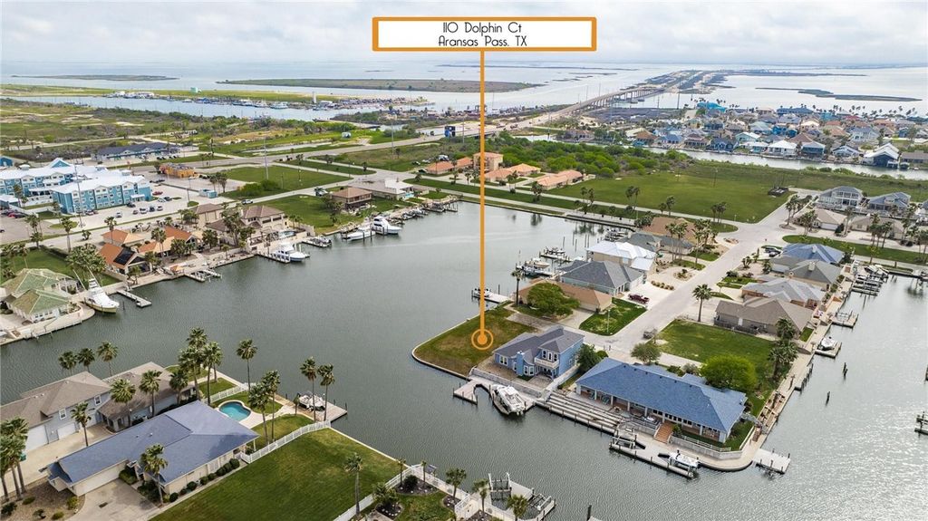 110 DOLPHIN Ct, Aransas Pass, TX 78336 — exterior