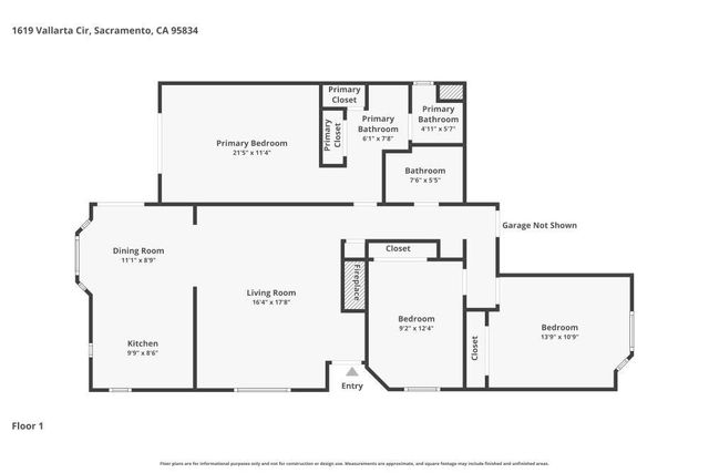 1619 Vallarta Cir, Sacramento, CA 95834