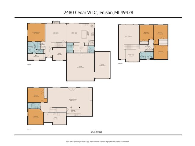2480 Cedar West Drive, Jenison, MI 49428