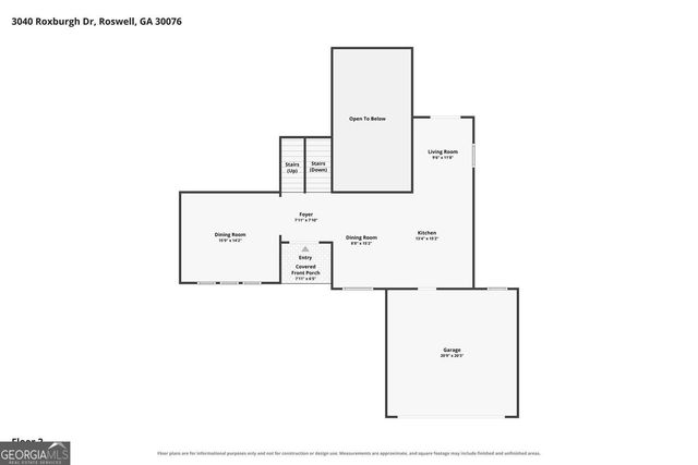 3040 Roxburgh Drive, Roswell, GA 30076