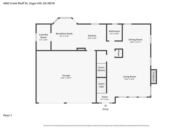 4605 Creek Bluff Drive, Sugar Hill, GA 30518