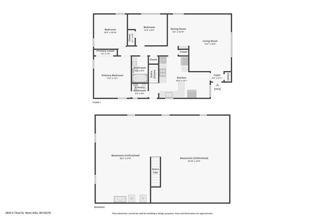 2833 S 72nd STREET, West Allis, WI 53219