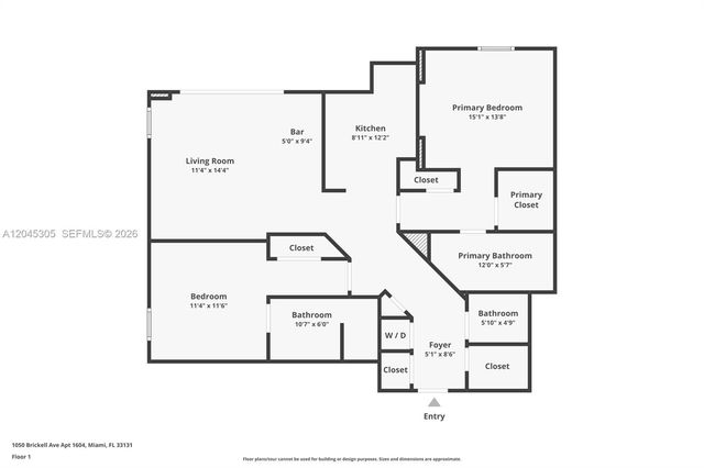 1050 Brickell Avenue 3314, Miami, FL 33131