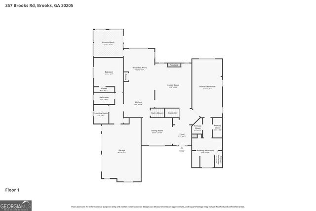 357 Brooks Road, Brooks, GA 30205