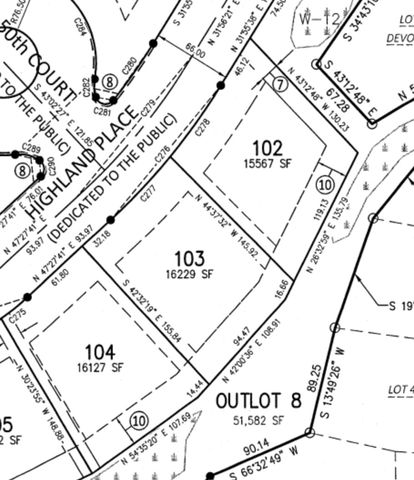 Lt 103 Highland Place, Pleasant Prairie, WI 53158