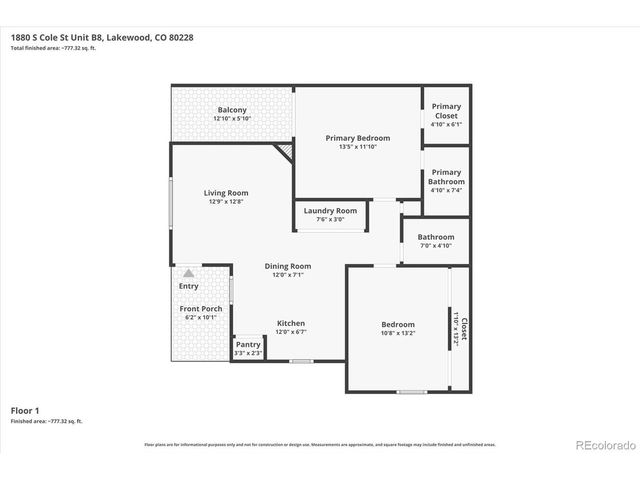 1880 S Cole St B8, Denver, CO 80228