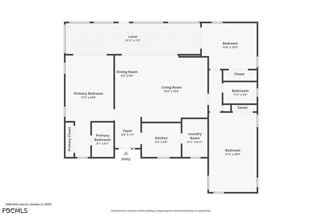 1986 Wild Lime DR, Sanibel, FL 33957