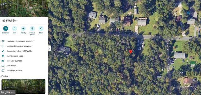 1635 WALL DRIVE, Pasadena, MD 21122
