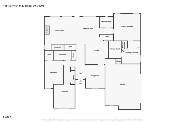 4651 E 144th Place S, Bixby, OK 74008